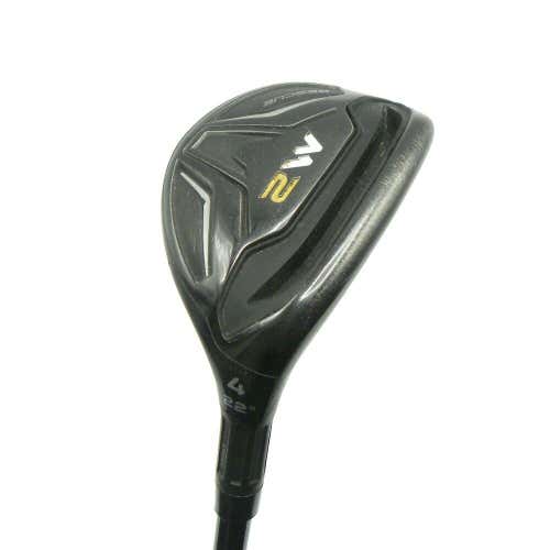 TaylorMade 2016 M2 Hybrid #4 22* REAX 65 R-Flex Graphite RH