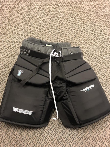 Black Senior Medium Vaughn Velocity VE8 Pro  Hockey Goalie Pants
