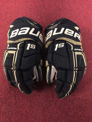 Western Michigan Bauer 1s Gloves Size 14 Pro Stock Item#WMG18