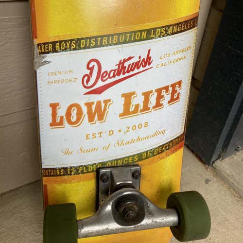 Deathwish  Lowlife Beer Bottle Skateboard Cruiser