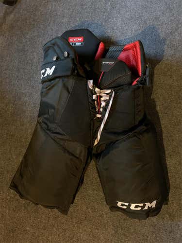 Black Senior Medium CCM JetSpeed FT1  Hockey Pants
