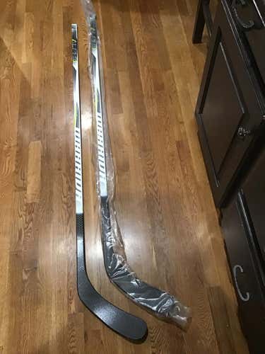 New Senior Warrior Left Handed Alpha QX Hockey Stick Mid Pro Stock W03 80 Flex 2 Pack