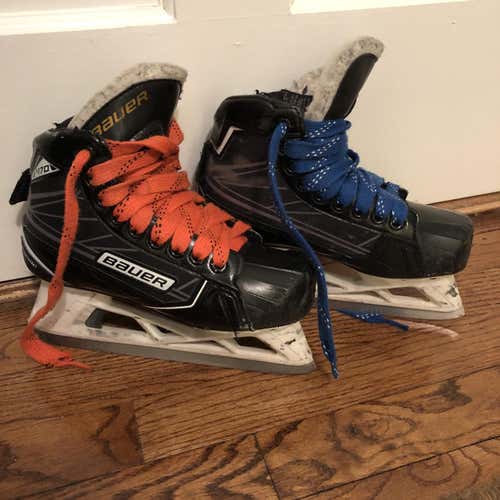 Junior Bauer Supreme S170 D&R (Regular) Size 2 Hockey Goalie Skates