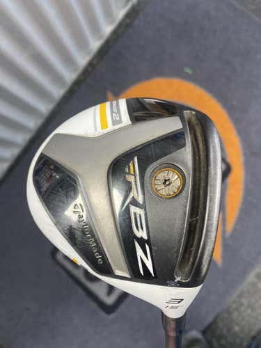 Used Taylormade Stage 2 Rbz 3 Wood Graphite Stiff Golf Fairway Woods