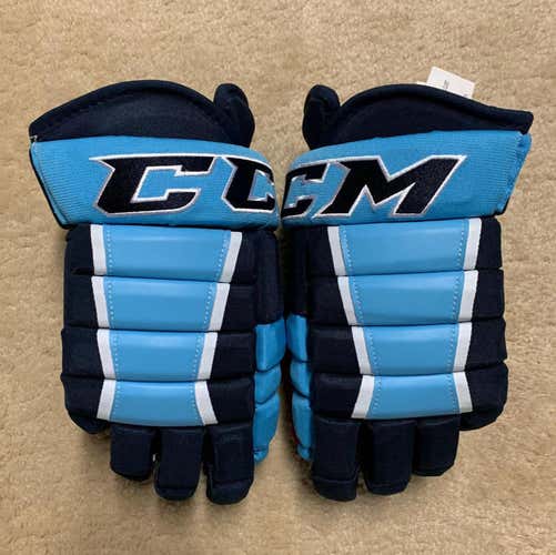 New CCM HG4PC Gloves 14" Navy/Columbia Blue *RARE*