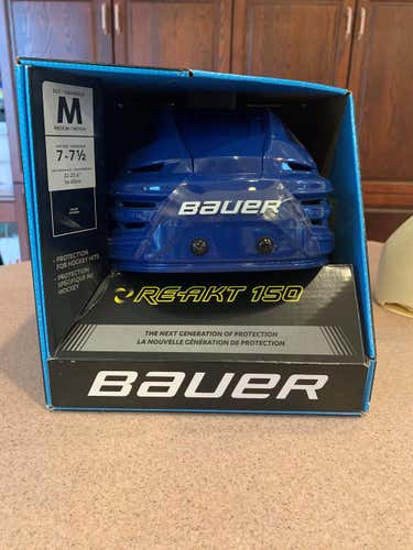 New Bauer 2020 Stadium Series Custom Blue Helmet Pro Stock Colorado Avalanche
