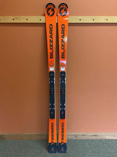 Blizzard 2019 Firebird Slalom FIS Race Skis : 165cm : Marker Piston Plates Mounted