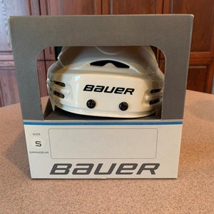 New Bauer 5100 White Helmet Pro Stock Return Colorado Avalanche