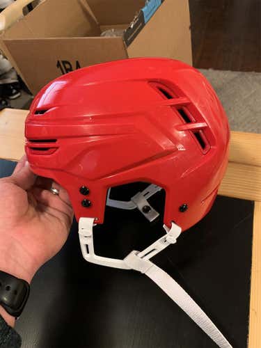 Red New Small Warrior Alpha One Pro Pro Stock Helmet