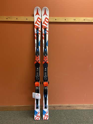 Atomic Redster Double Deck Junior GS Race Skis : 166cm R>18m : X12 Bindings Mounted