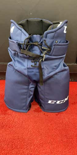 New, Navy Senior Medium CCM HP32 Pro Stock Hockey Pants