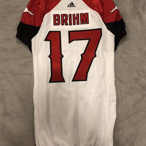 GAME-ISSUED Adidas Calgary Stampeders BRIHM CFL Jersey Sz 42