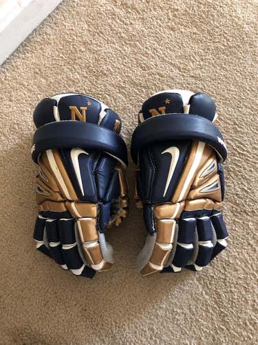 Naval Academy Navy Midshipmen Bryce Dabbs Nike Vapor Elite 13" Gloves