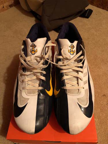 Naval Academy Navy Midshipmen Men's Detachable Cleats Low Cut