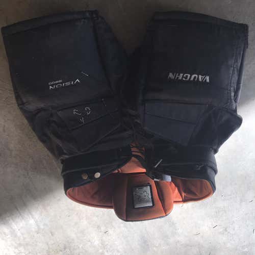 Black Senior Large Vaughn Vision 9200  Hockey Goalie Pants