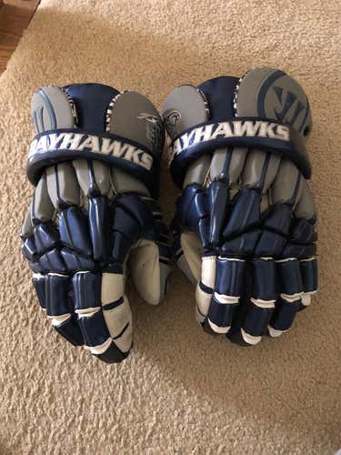 Chesapeake Bayhawks Warrior Regulator 2 13" Lacrosse Gloves