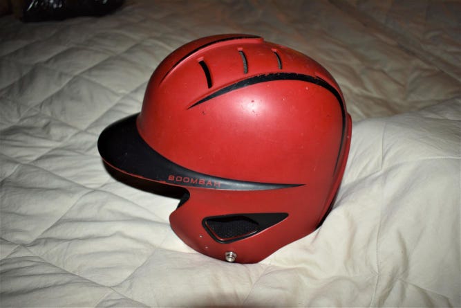 Boombah BBH1 Batting Helmet, Red, OSFM