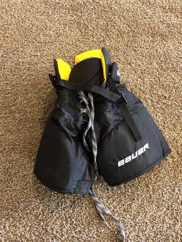 Black Youth Small Bauer Supreme TotalOne MX3  Hockey Pants