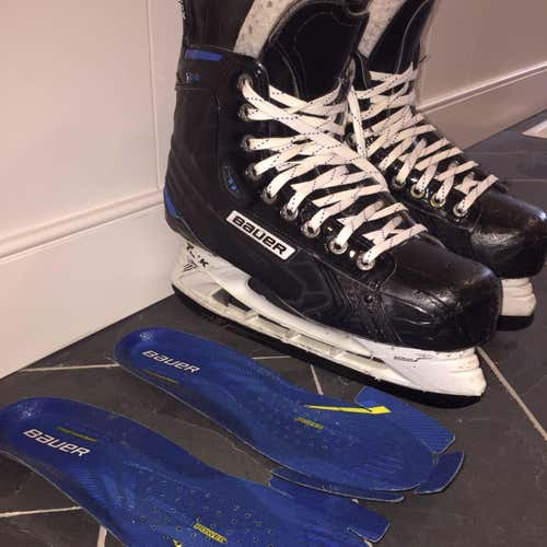 Used Bauer Nexus 1N EE (Extra Wide) Pro Stock Size 8.5 Hockey Skates