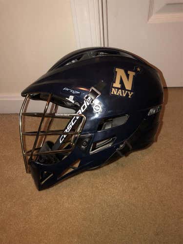 Naval Academy Navy Midshipmen #21 Cascade Pro-7 Helmet