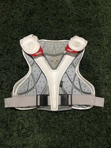 New White Maverick Rome RX3 Lacrosse Chest & Shoulder Pads
