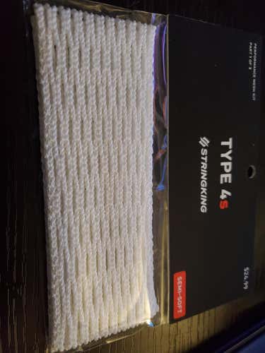 1 White New StringKing 4s mesh