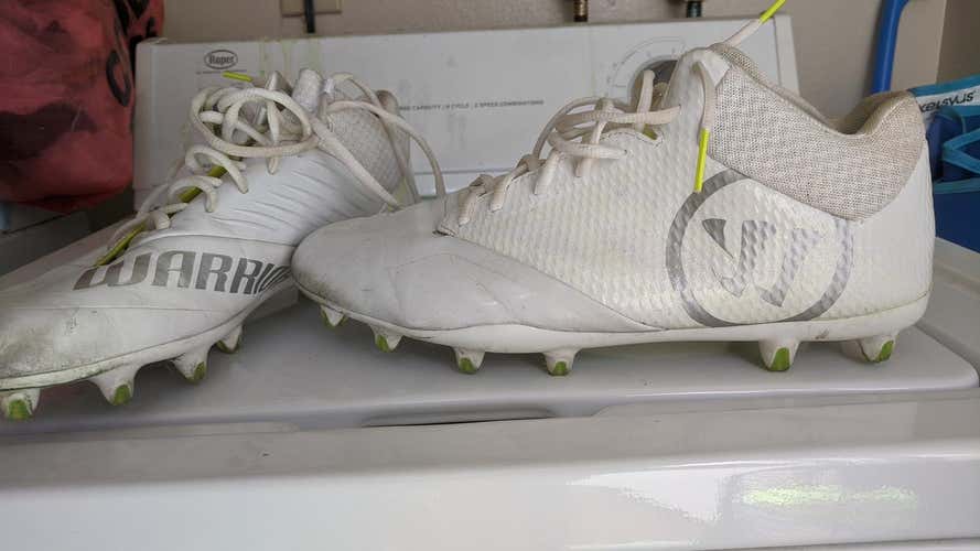 Warrior BURN Cleats Used Adult Men 11.5