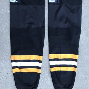NEW! CCM Edge Pro Stock Penguins Shin Pad Socks 9273
