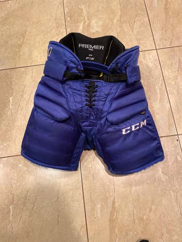 Blue Senior Small CCM Premier Pro Pro Stock Hockey Goalie Pants