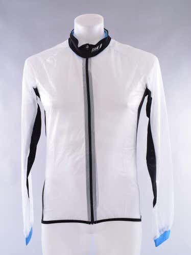 StageOne Cycling Rain Jacket Unisex Adult Medium White Bike Bicycle Waterproof