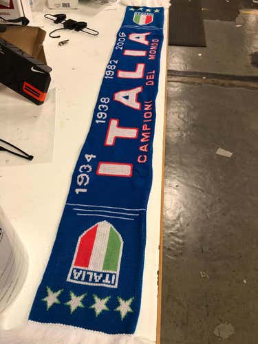 Italy National Soccer Team Lucky Supporters Scarf