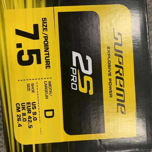 New Bauer Supreme 2S Pro D&R (Regular)  Size 7.5 Hockey Skates