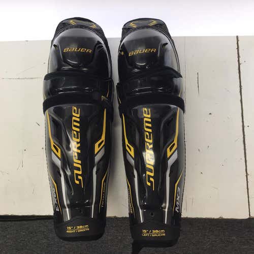 Bauer Supreme TotalOne MX3 Hockey Shin Pads Senior 15” New