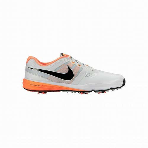 Nike Lunar Command Golf Shoes (White/Orange, 10, Med, OUT OF BOX) 704427 NEW
