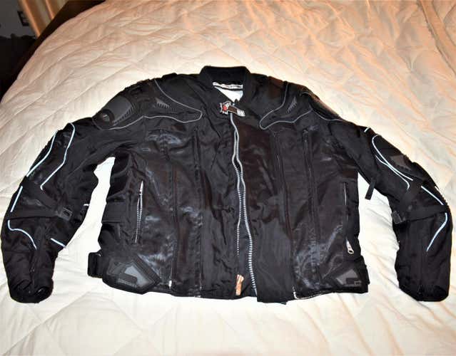 Joe Rocket Racing Jacket, Black, Medium