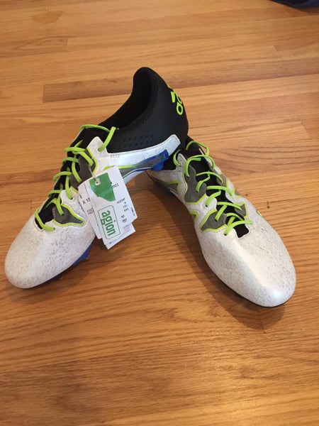 White New Unisex 8.5 (Women's 9.5) Detachable Cleats Adidas X 15+ Cleats