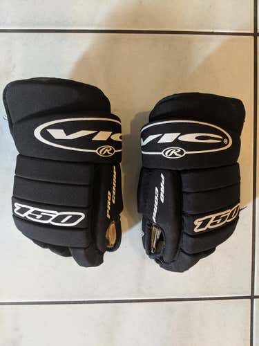 Black Used Senior VIC 150 Pro Comps Gloves