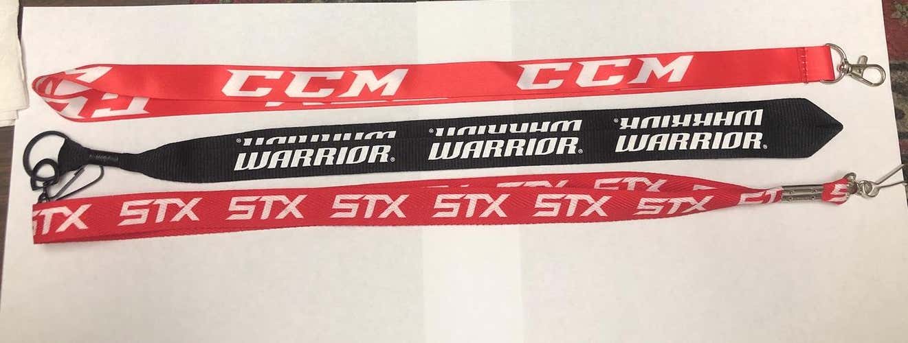 *3 PACK* CCM/STX/WARRIOR lanyard Pack