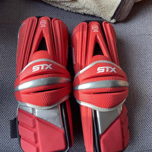 New Extra Large STX Red Assault Arm Pads
