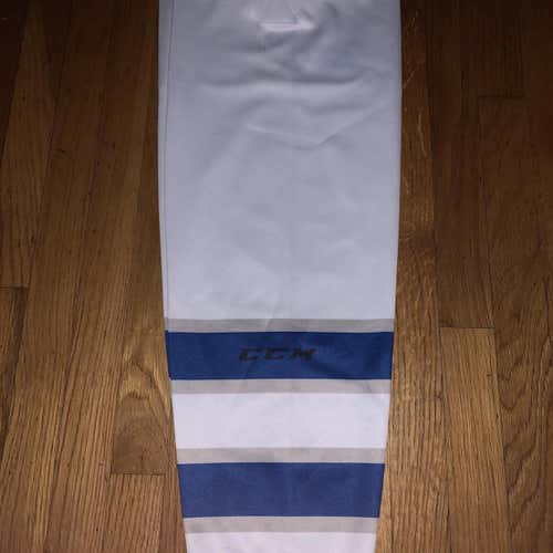 White Senior Large CCM  Socks