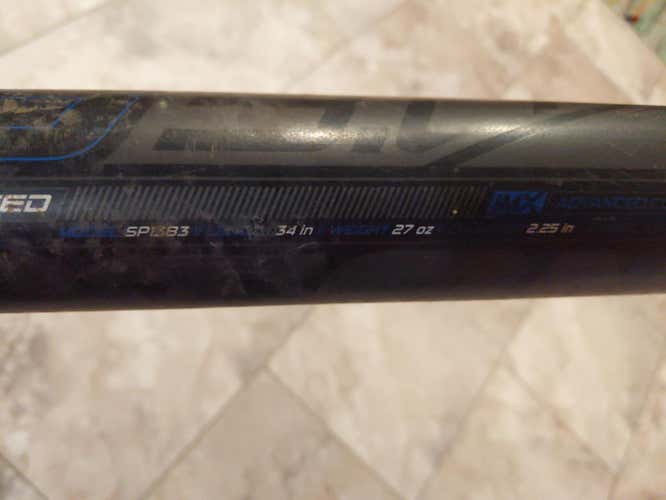 Black Used Adult Easton Composite Bat 27 oz 34"