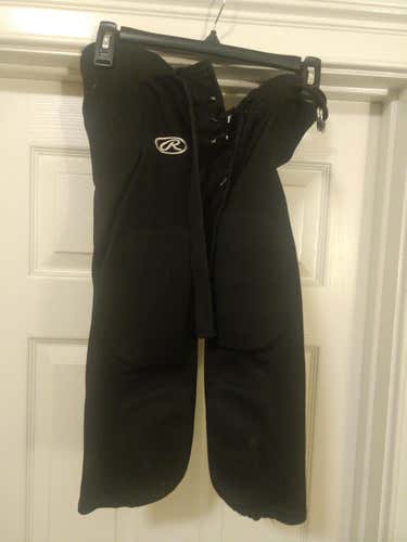 Black Used Youth XXL Rawlings Football Pants