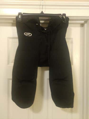 Black Used Youth Extra Large Rawlings Pants