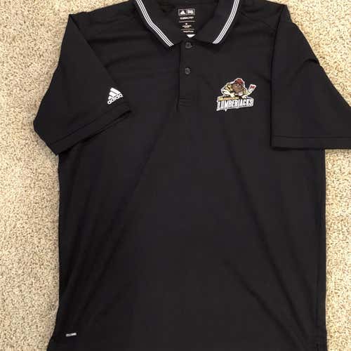 Black Muskegon Lumberjacks Medium Adidas Shirts