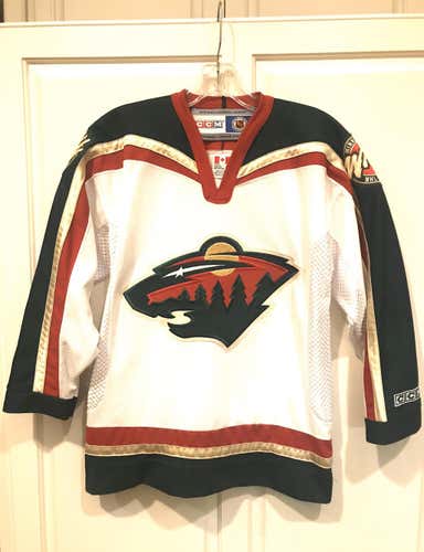 YOUTH XLG MN Wild  CCM Jersey