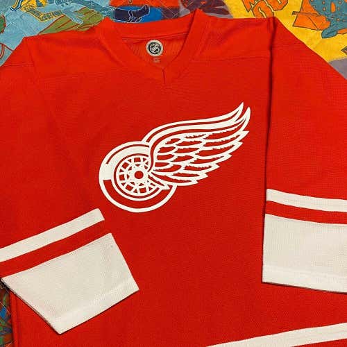 Detroit Red Wings Jersey Boys Youth XL Adult S Red NHL Hockey