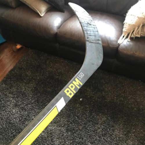Used Right Handed BPM 150 Toe  Hockey Stick