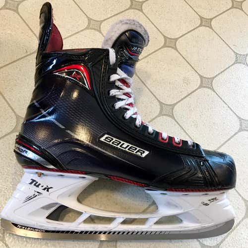 Used Bauer Vapor 1X 2.0 D&R (Regular) Pro Stock Size 10.5 Hockey Skates