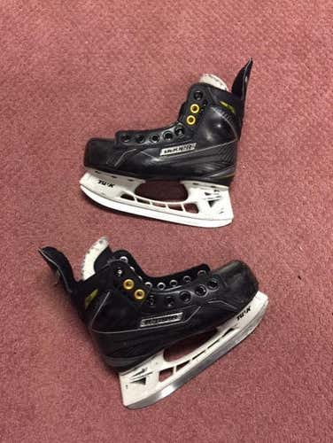 Youth Used Bauer Supreme 160 Hockey Skates D&R (Regular) Size 13