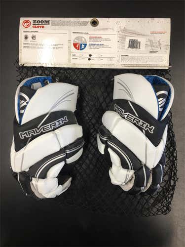 New Black Maverik  Zoom 12" Lacrosse Gloves